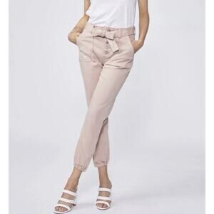 Paige High Rise Mayslie Jogger Women's Size 29 Vintage Rouge Glow (Pink)